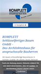 Mobile Screenshot of komplett-bauen.de